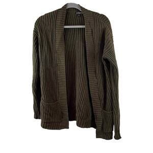 Express Olive Green Cardigan Size Xs